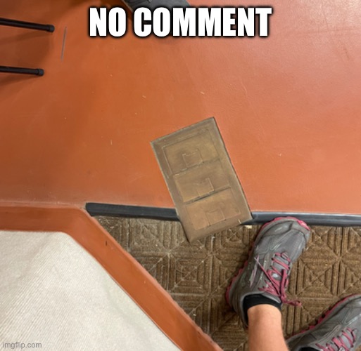 You had so many things to align it to!! | NO COMMENT | image tagged in ocd | made w/ Imgflip meme maker