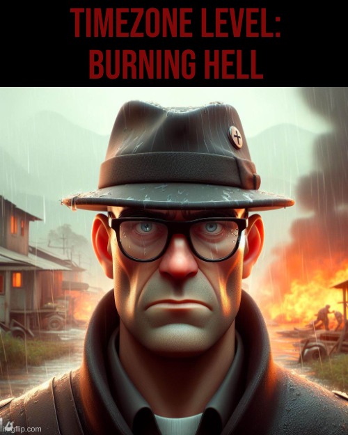 one of the darkest missions in timezone. | timezone level:
Burning Hell | image tagged in timezone,game,idea,cartoon,movie | made w/ Imgflip meme maker