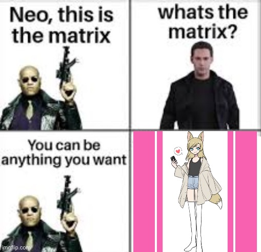 :3 | image tagged in neo this is the matrix | made w/ Imgflip meme maker