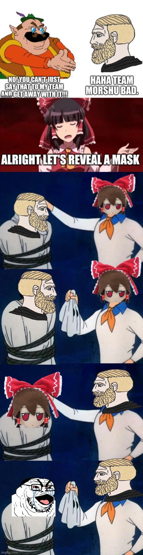 I pulled an uno reverse. | image tagged in scooby doo mask reveal | made w/ Imgflip meme maker