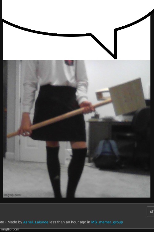 a | image tagged in asriel is a femboy | made w/ Imgflip meme maker