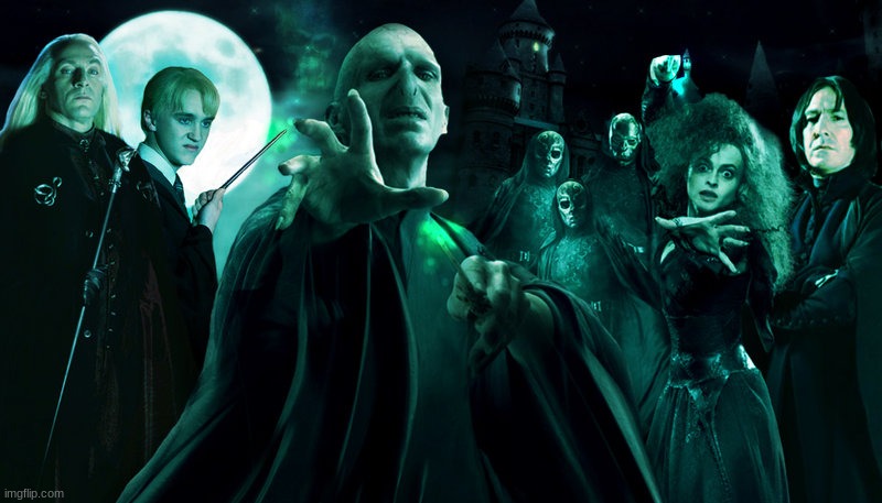 Death Eaters | image tagged in death eaters | made w/ Imgflip meme maker
