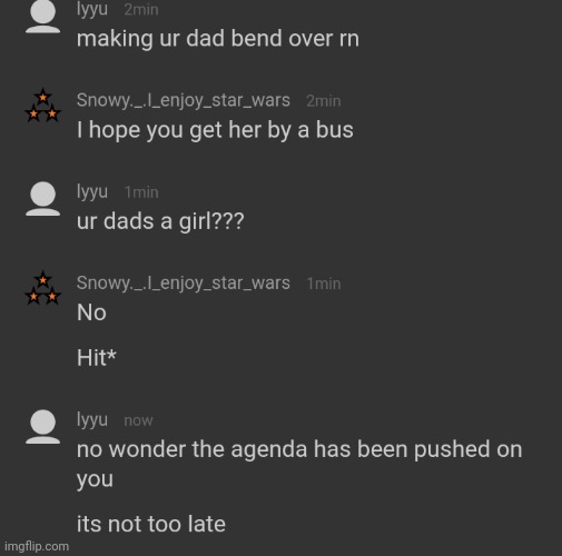 im literally being sent death threats bro omg | made w/ Imgflip meme maker