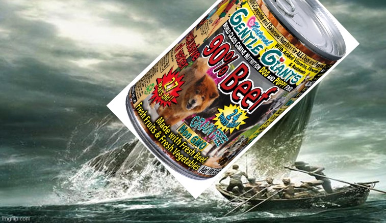 blood and hunger | image tagged in whale,dog food,moby dick,hunting | made w/ Imgflip meme maker