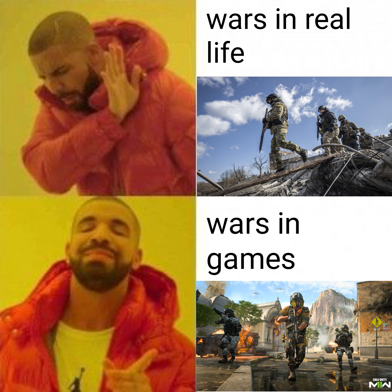 Wars in games Blank Meme Template