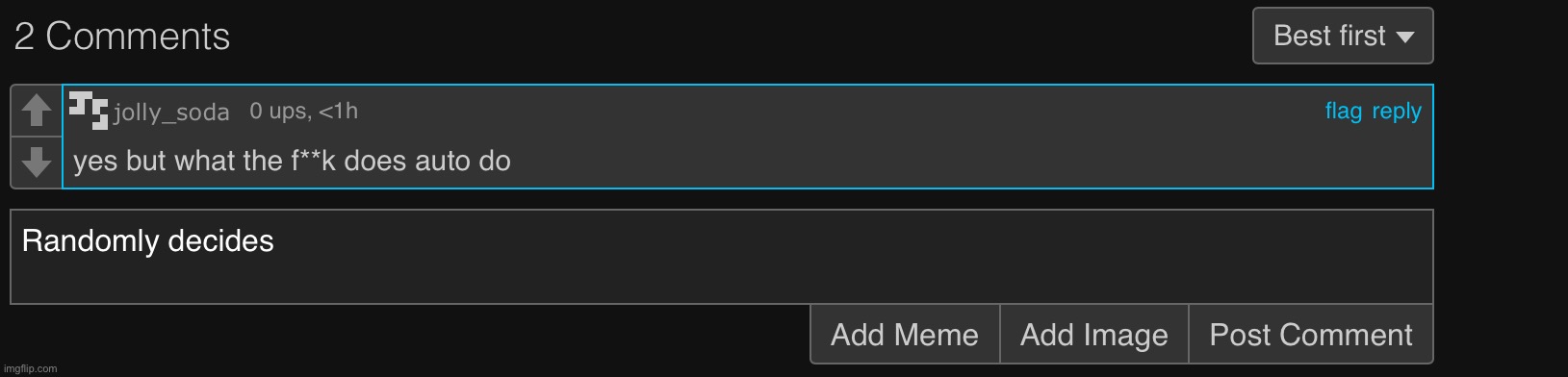 made w/ Imgflip meme maker