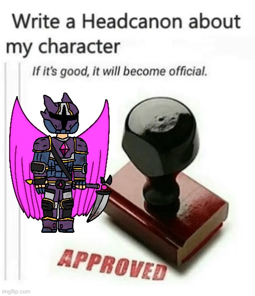 ik i’ve posted this like 4 times in the past 2 months but i just love you guys’s headcanons | image tagged in write a headcanon about my character | made w/ Imgflip meme maker