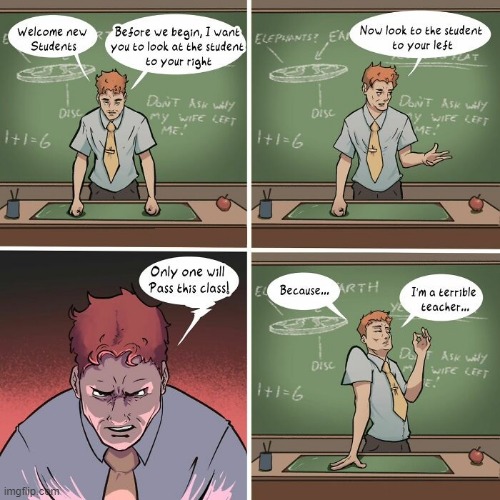 Bad Teacher | image tagged in comics | made w/ Imgflip meme maker