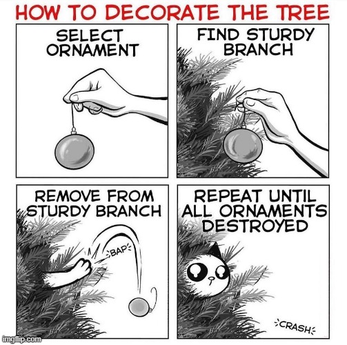 Merry Catmas | image tagged in comics | made w/ Imgflip meme maker