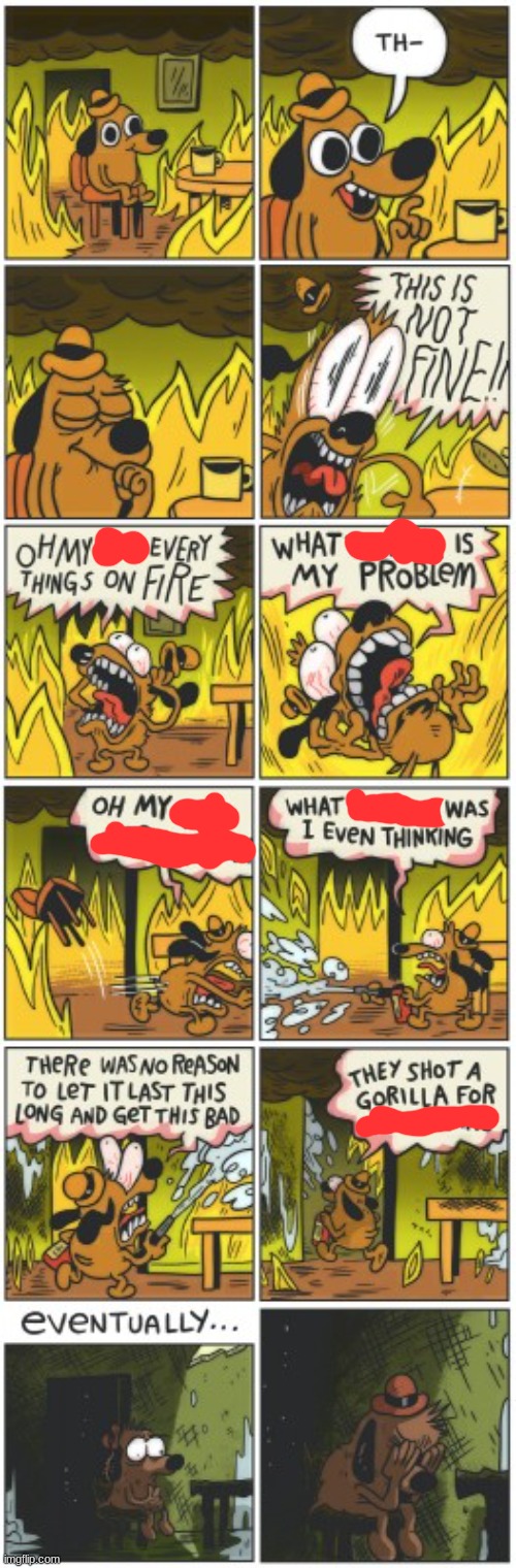 This is not fine | image tagged in this is not fine | made w/ Imgflip meme maker