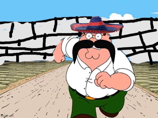 Peter Griffin running away | image tagged in peter griffin running away | made w/ Imgflip meme maker