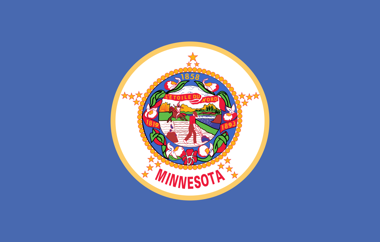 Minnesota Flag Old Blank Meme Template