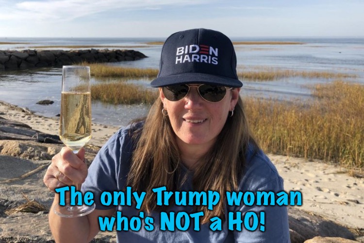 One Good Trump | The only Trump woman 
who's NOT a HO! | image tagged in mary trump biden harris | made w/ Imgflip meme maker