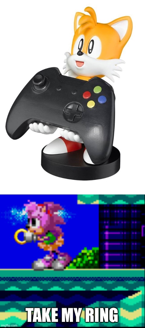 Probably something I’m gonna buy | TAKE MY RING | image tagged in sonic the hedgehog,tails the fox | made w/ Imgflip meme maker