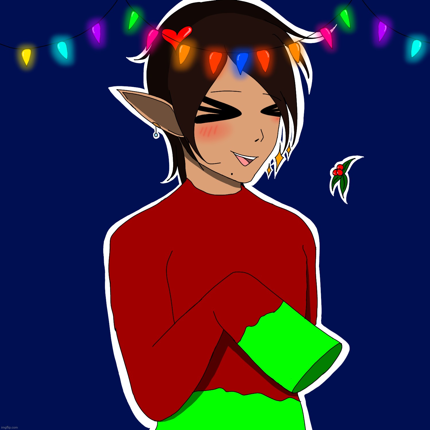 It's me ♡ | image tagged in spire christmas pfp remake | made w/ Imgflip meme maker