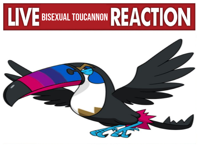 Live Bisexual Toucannon Reaction Blank Meme Template