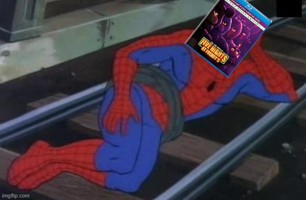 Sexy Railroad Spiderman Meme | image tagged in memes,fnaf movie | made w/ Imgflip meme maker