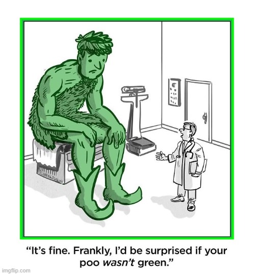 Dr. Green and his patient, the Jolly Green Giant | image tagged in vince vance,jolly green giant,memes,comics,cartoons,doctor patient | made w/ Imgflip meme maker