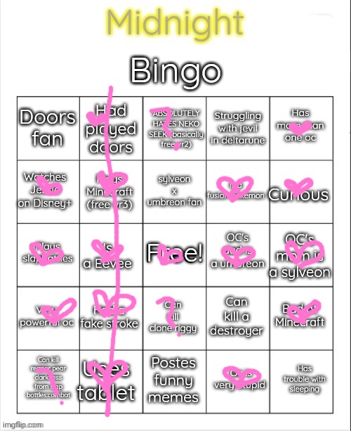 :D | image tagged in bingo | made w/ Imgflip meme maker