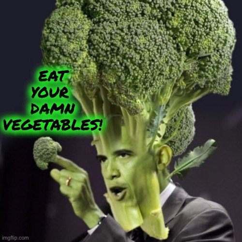 EAT YOUR 
DAMN VEGETABLES! | made w/ Imgflip meme maker