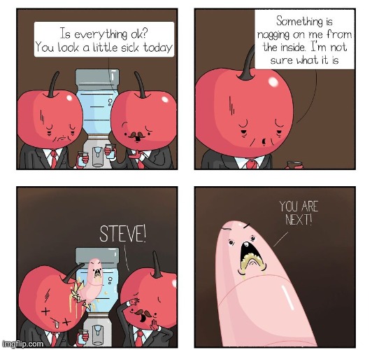 Apple worm | image tagged in apples,apple,worms,worm,comics,comics/cartoons | made w/ Imgflip meme maker