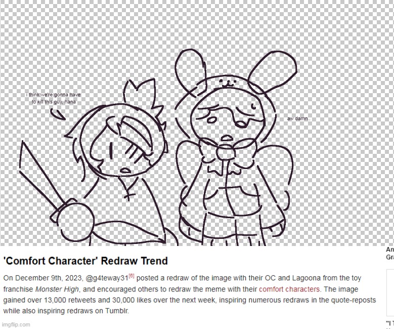second char is my oc | made w/ Imgflip meme maker