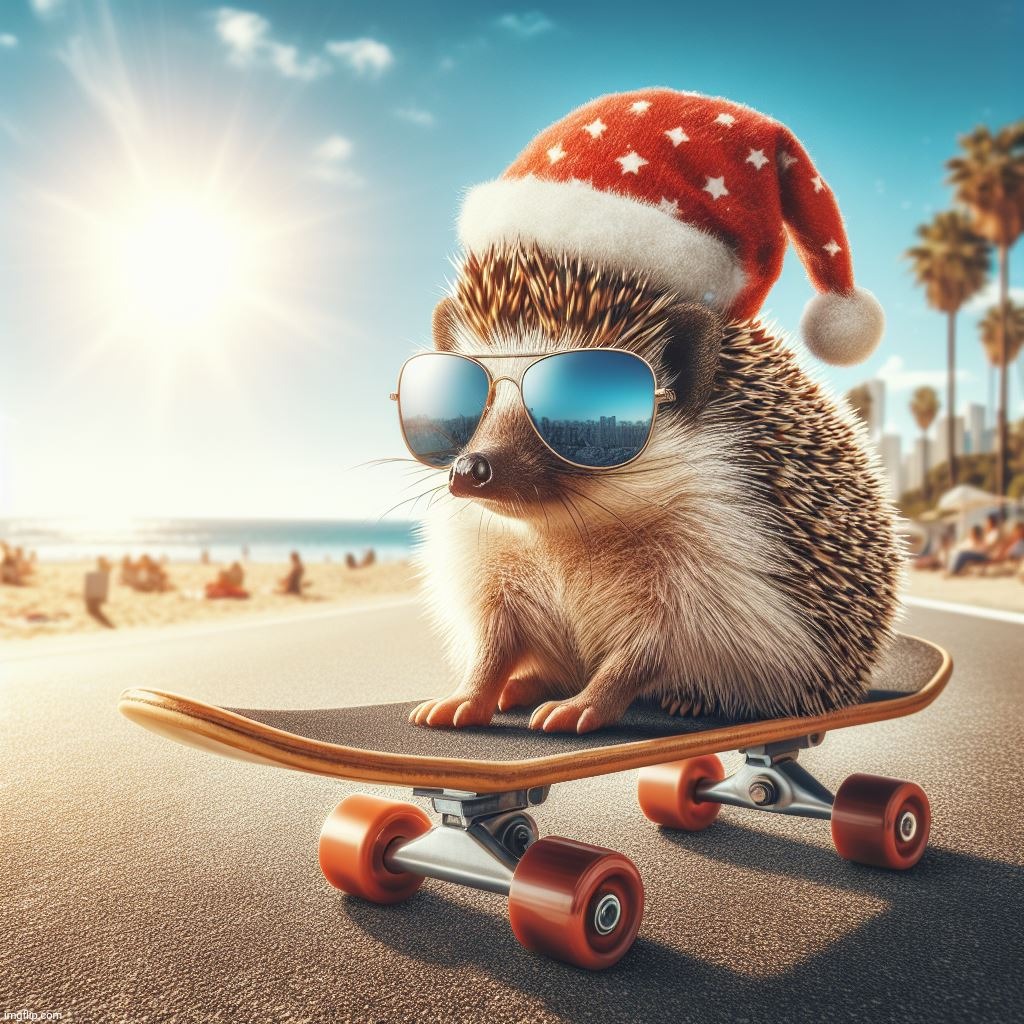 Hedgehog christmas rizz | made w/ Imgflip meme maker