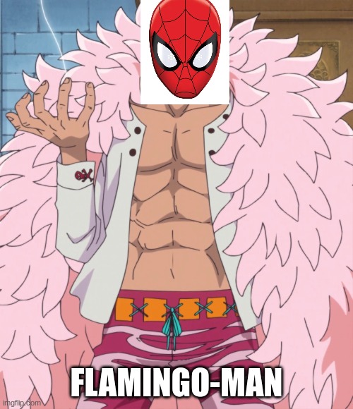 Those who know know | FLAMINGO-MAN | image tagged in doflamingo,one piece | made w/ Imgflip meme maker