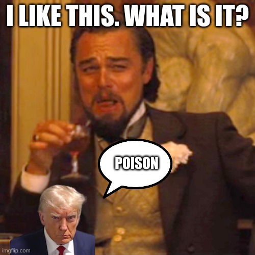 Laughing Leo Meme | I LIKE THIS. WHAT IS IT? POISON | image tagged in memes,laughing leo | made w/ Imgflip meme maker