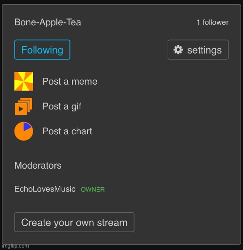 New stream, follow it, or dont, idc | made w/ Imgflip meme maker