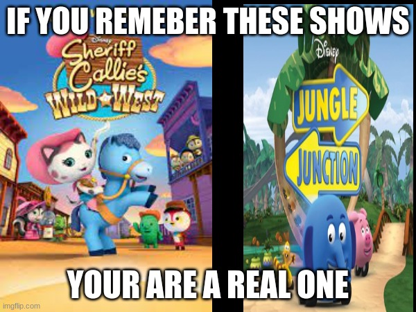 If you used to watch these shows you had a good childhood. | IF YOU REMEBER THESE SHOWS; YOUR ARE A REAL ONE | image tagged in memes,fun,nostalgia,childhood | made w/ Imgflip meme maker
