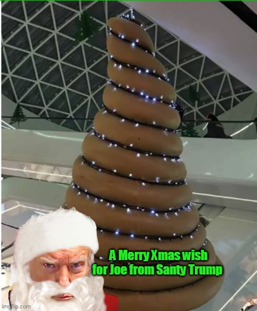 A Merry Xmas wish for Joe from Santy Trump | made w/ Imgflip meme maker