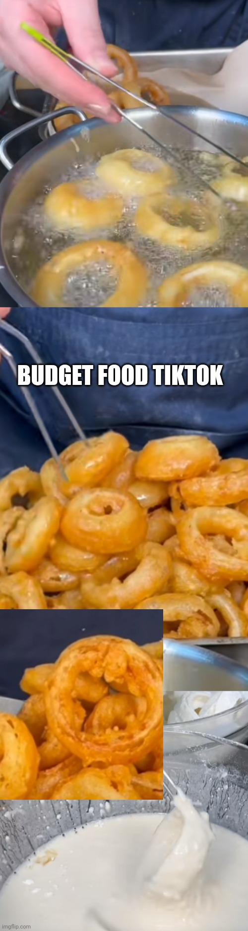 Cheap meals under $5 | BUDGET FOOD TIKTOK | image tagged in fast food,burger,budget | made w/ Imgflip meme maker