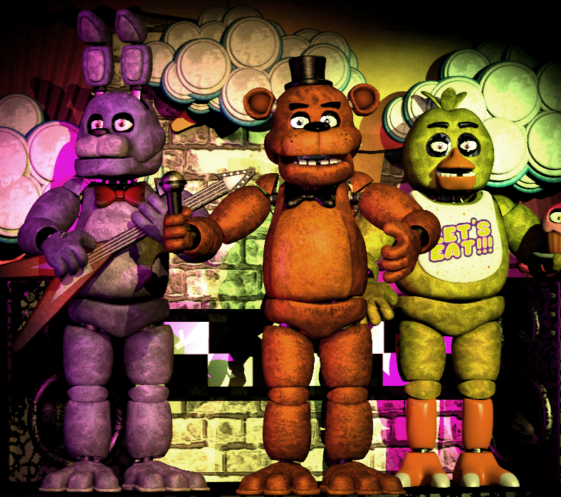 FNAF 1 photo Blank Meme Template