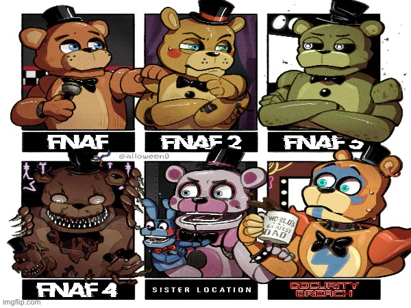 Pick your favorite Freddy! Mine is Glamrock Freddy | made w/ Imgflip meme maker