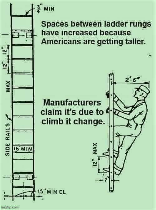 Ladders | image tagged in climate change | made w/ Imgflip meme maker