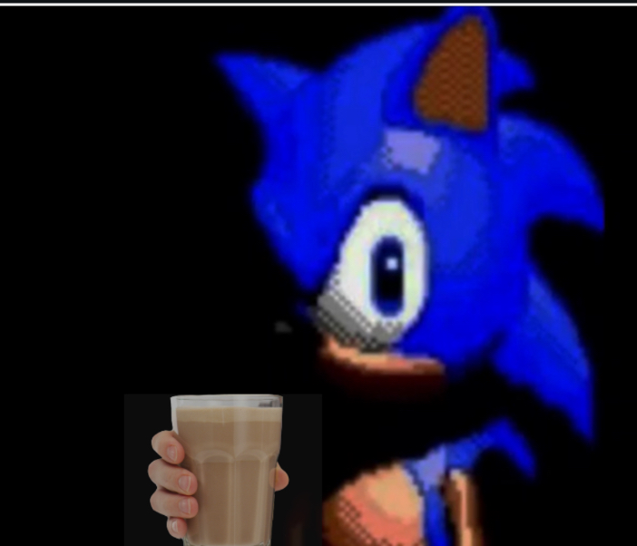 Sonic gives you chochy milk Blank Meme Template