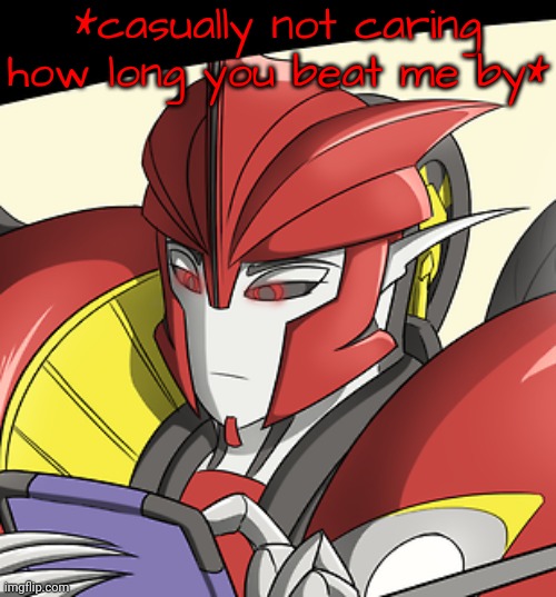 Disinterested Knockout | *casually not caring how long you beat me by* | image tagged in disinterested knockout | made w/ Imgflip meme maker