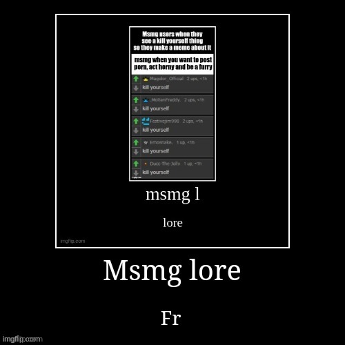 Everyone in the original image...  I need you all to memechat me... cuz i need friends :( | image tagged in msmg lore | made w/ Imgflip meme maker