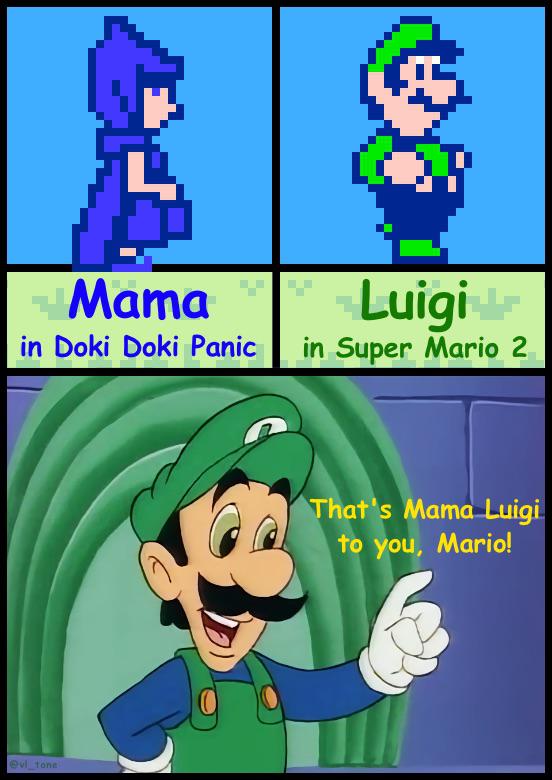 Mama-luigi Blank Meme Template