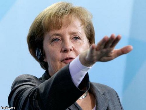 Angela Merkel Heil Hitler | image tagged in angela merkel heil hitler | made w/ Imgflip meme maker