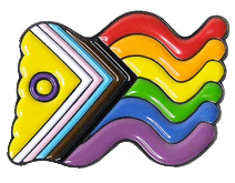 intersex-inclusive pride flag badge Blank Meme Template