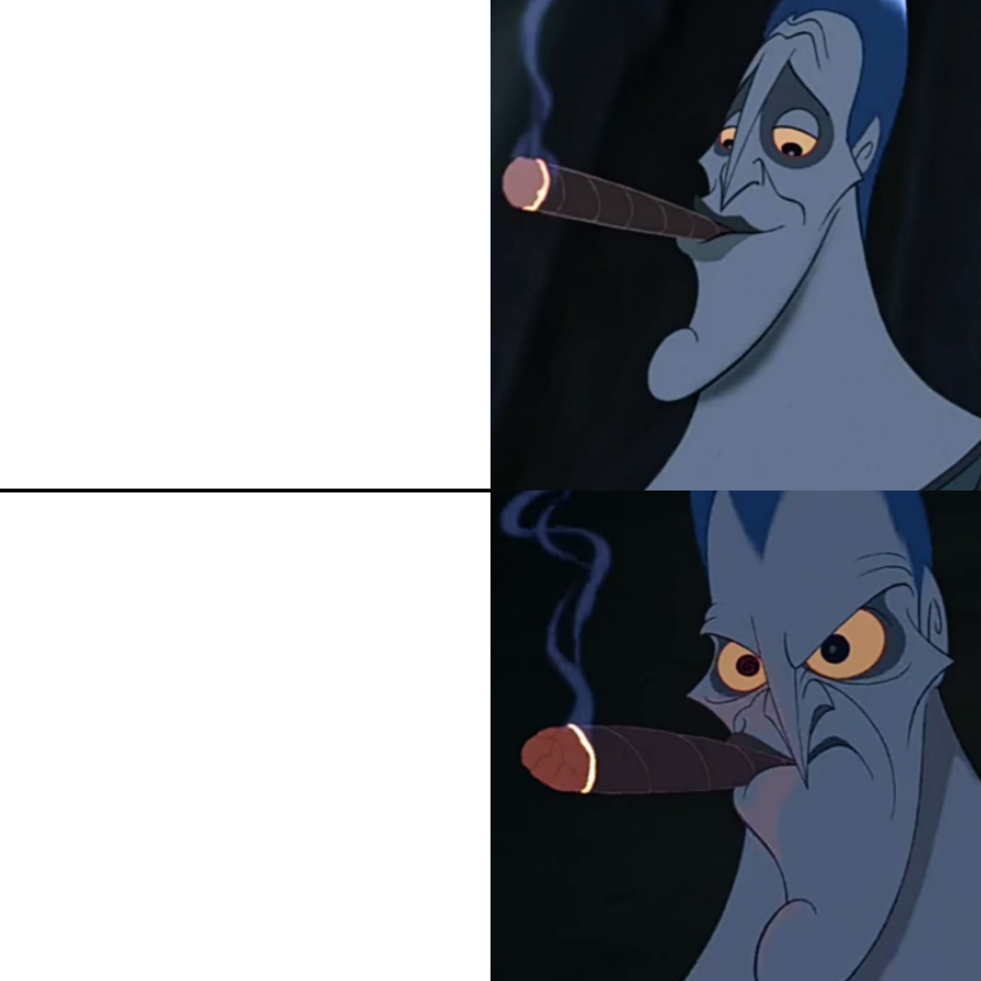 High Quality Hades Blank Meme Template