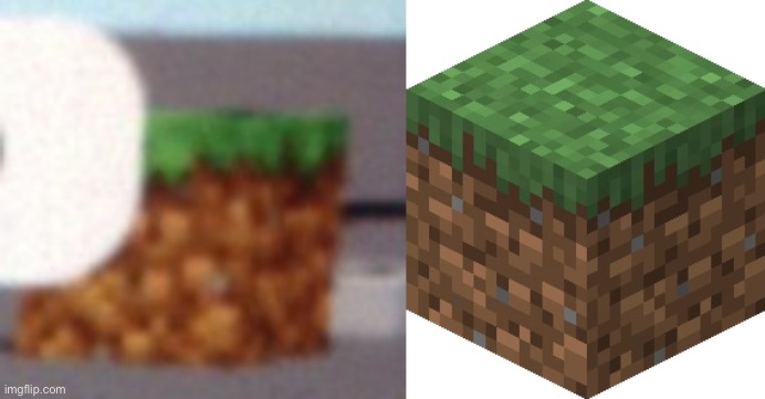 image tagged in minecraft grass | made w/ Imgflip meme maker