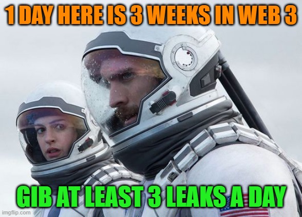 Web3 impatience | 1 DAY HERE IS 3 WEEKS IN WEB 3; GIB AT LEAST 3 LEAKS A DAY | image tagged in championstactics,champion verse,web3,leaks,fud | made w/ Imgflip meme maker