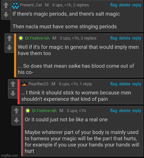 The period chronicles continue | made w/ Imgflip meme maker