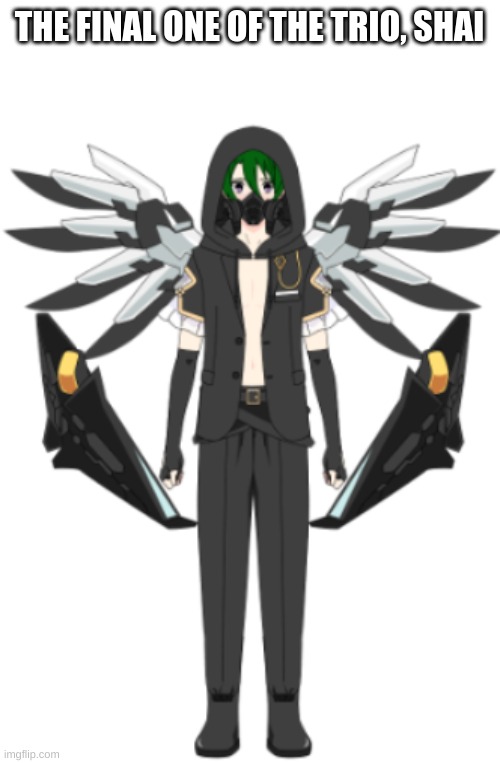 Final of the Trio, Shai | THE FINAL ONE OF THE TRIO, SHAI | image tagged in final oc | made w/ Imgflip meme maker