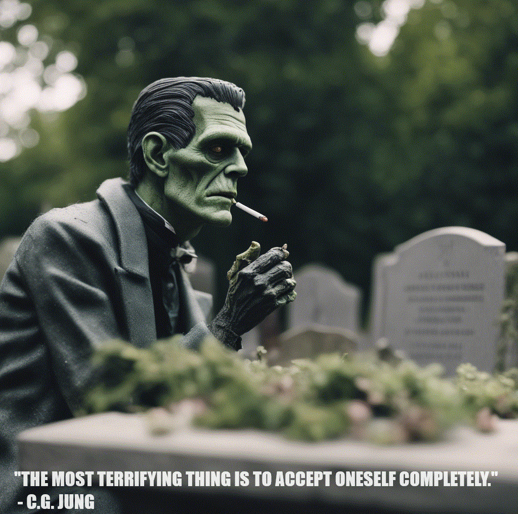 Frankenstein's Family Reunion Blank Meme Template