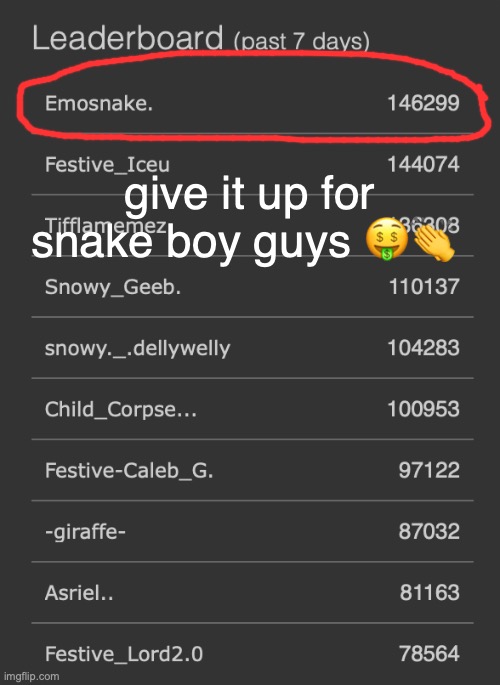 POP OFF | give it up for snake boy guys 🤑👏 | made w/ Imgflip meme maker