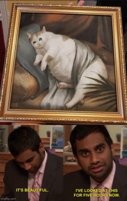 Cat painting | image tagged in memes,funny,cats | made w/ Imgflip meme maker